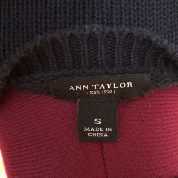 Navy Ann Taylor Sweater - Picture 3 of 3